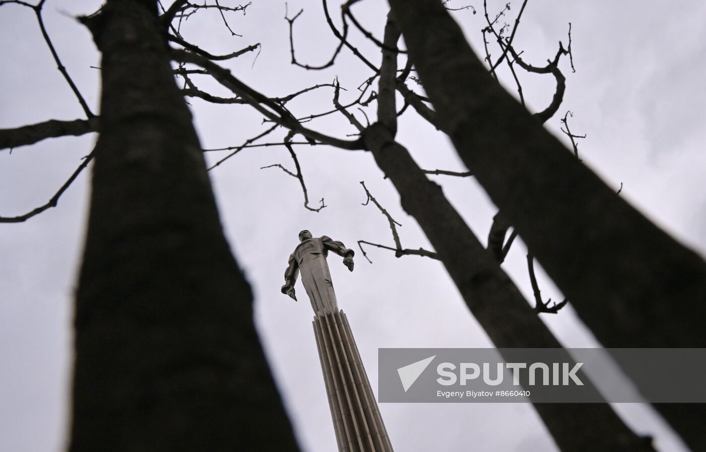 Russia Cosmonautics Day Gagarin Monument