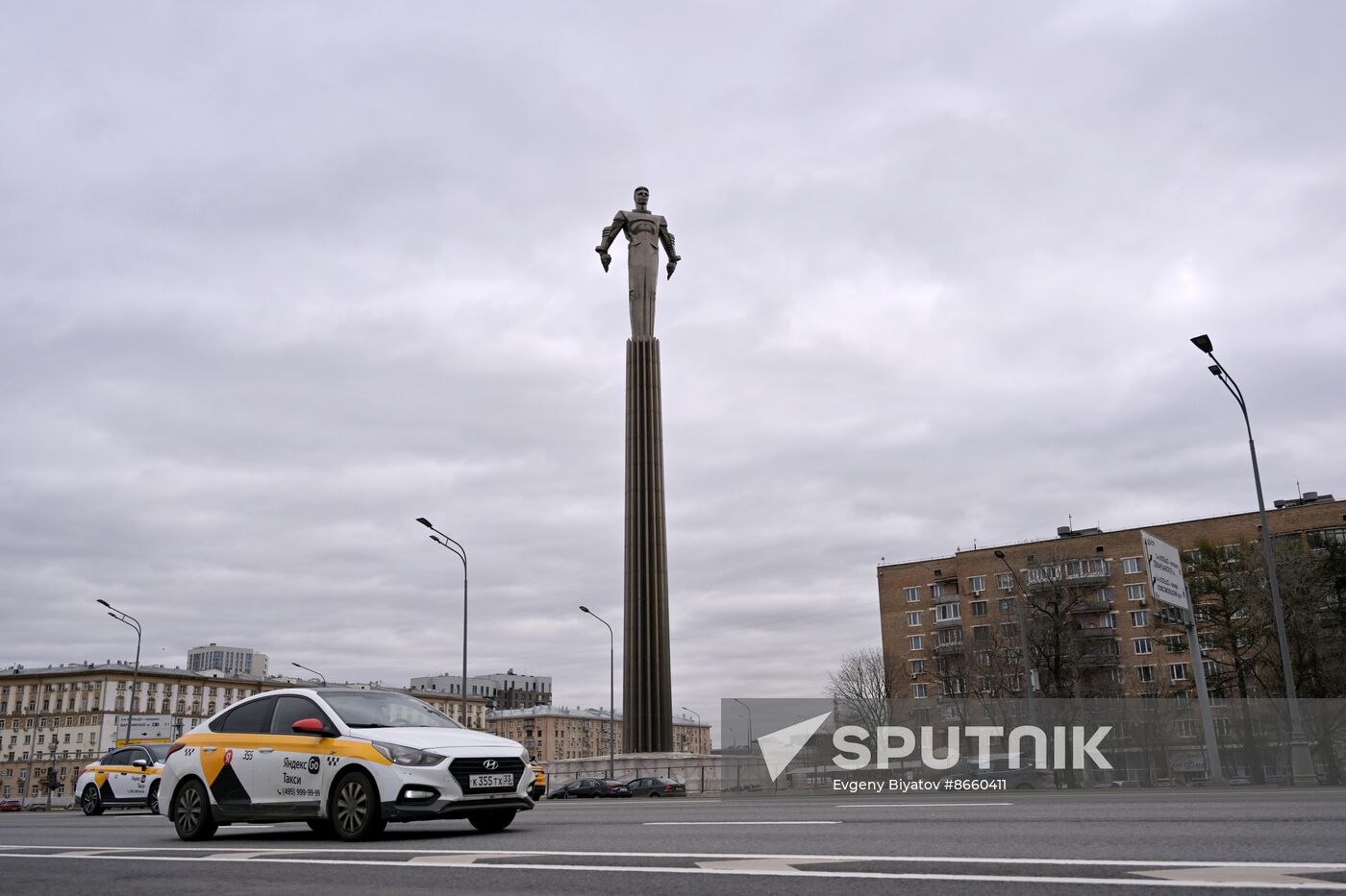 Russia Cosmonautics Day Gagarin Monument