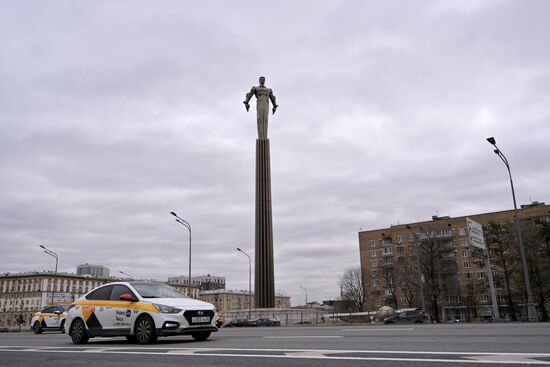 Russia Cosmonautics Day Gagarin Monument
