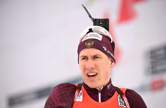 Russia Biathlon Commonwealth Cup Men Sprint