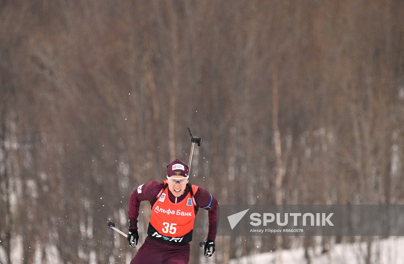 Russia Biathlon Commonwealth Cup Men Sprint