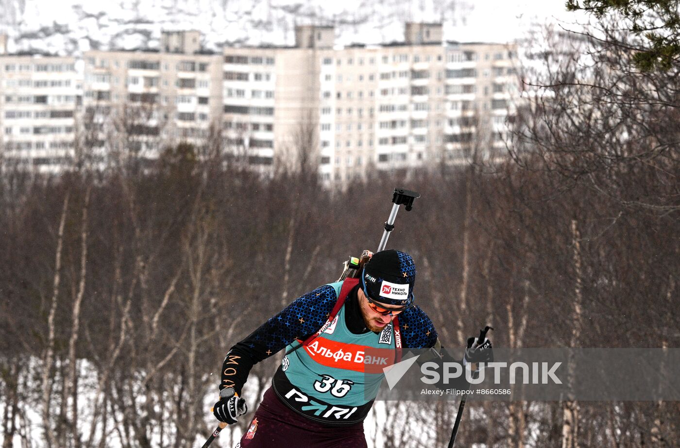 Russia Biathlon Commonwealth Cup Men Sprint