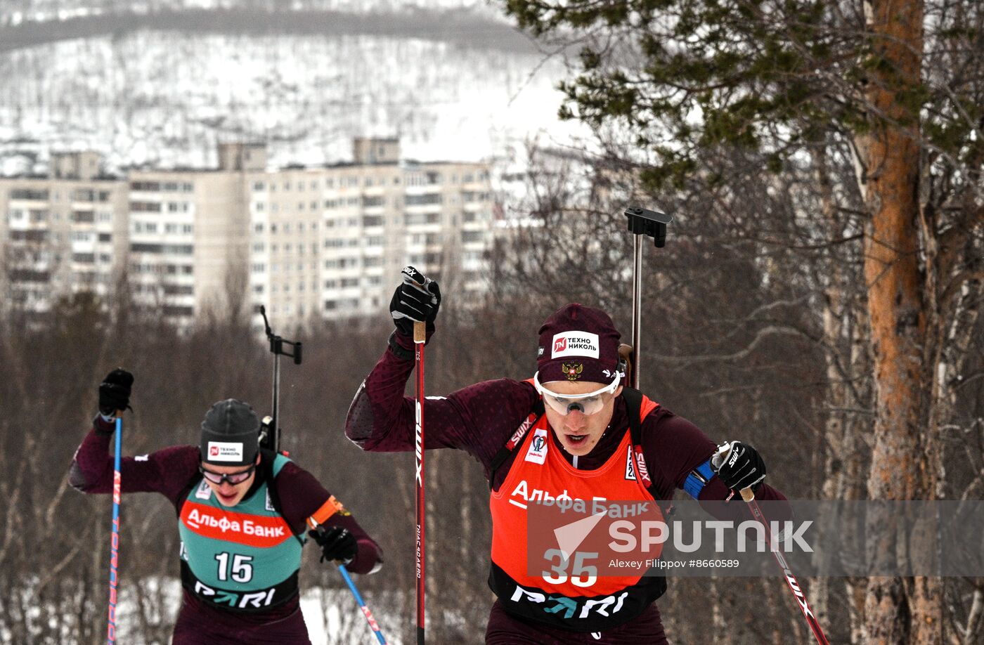 Russia Biathlon Commonwealth Cup Men Sprint