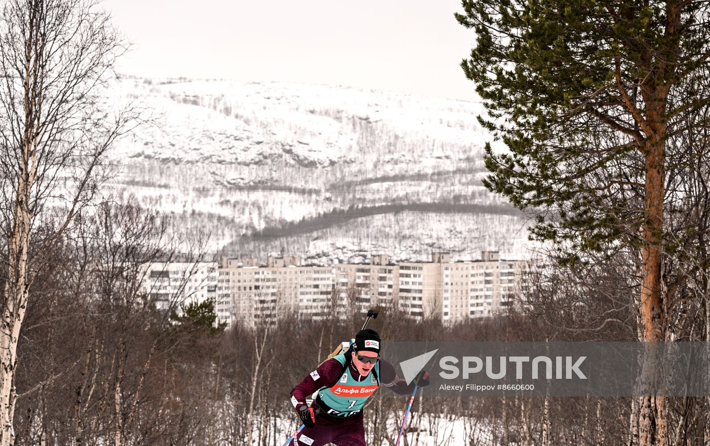 Russia Biathlon Commonwealth Cup Men Sprint