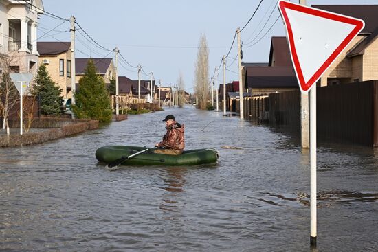Russia Orenburg Floods
