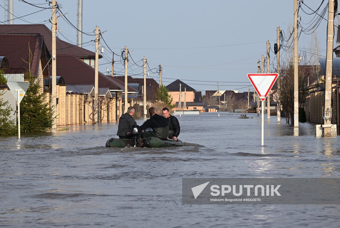 Russia Orenburg Floods