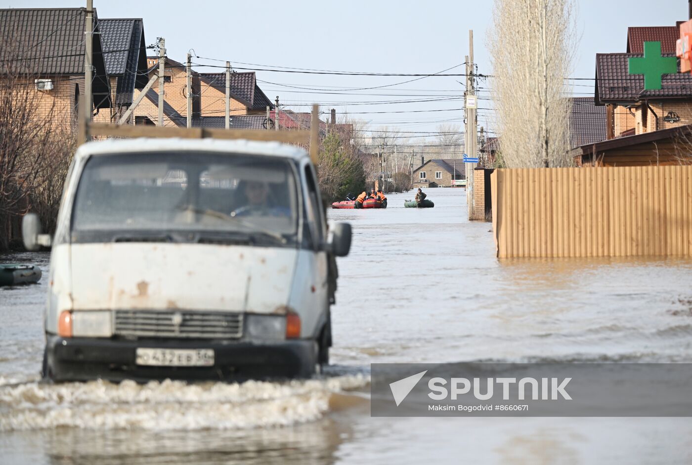 Russia Orenburg Floods