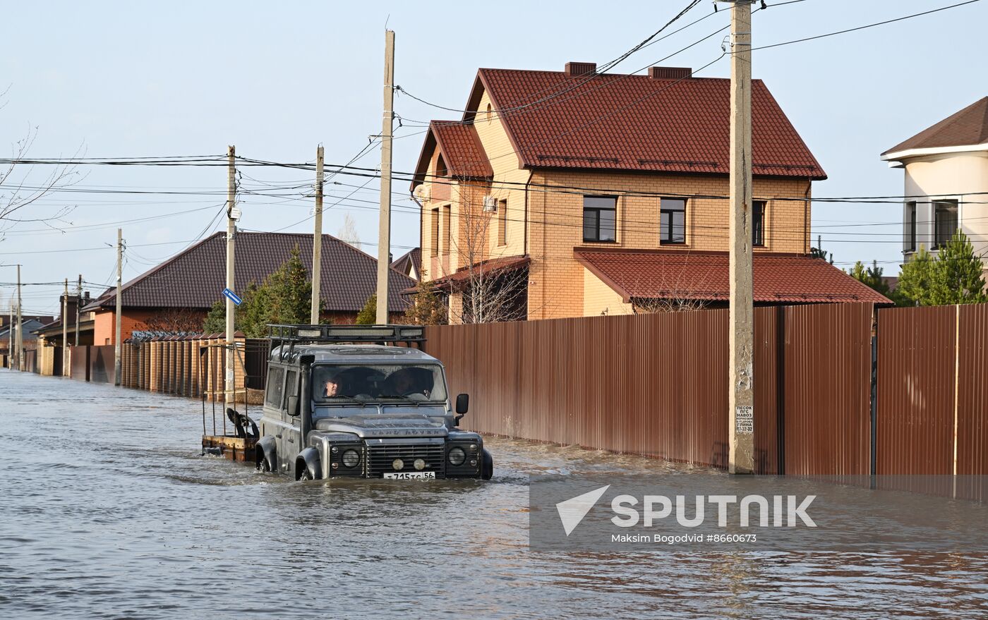 Russia Orenburg Floods