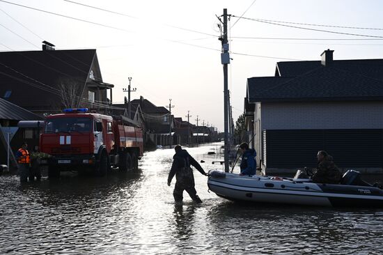 Russia Orenburg Floods
