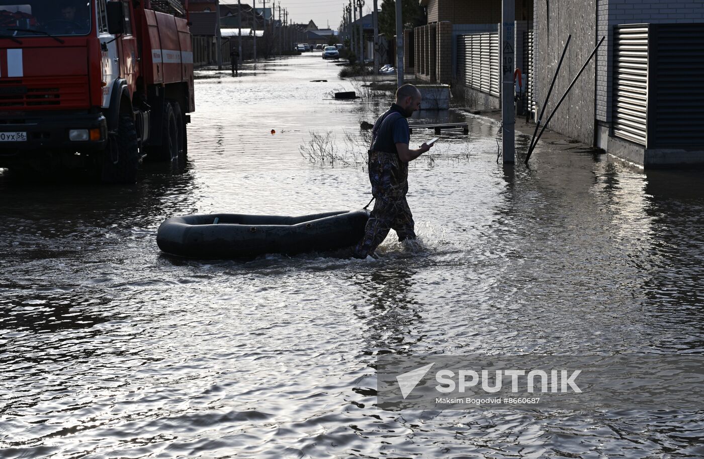 Russia Orenburg Floods