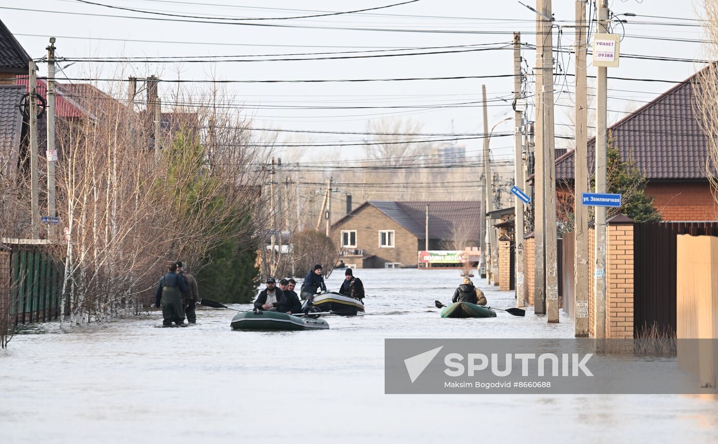 Russia Orenburg Floods