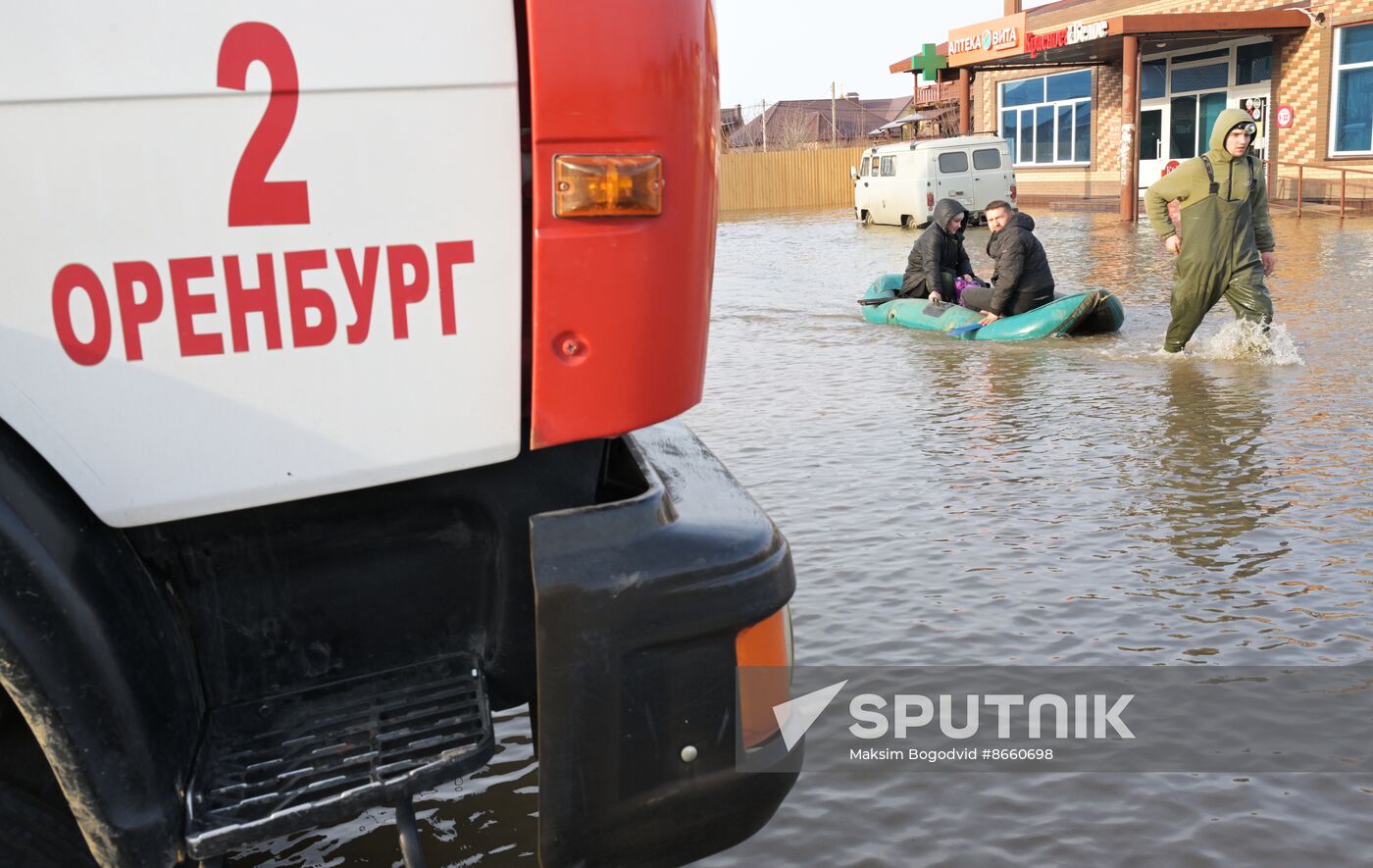 Russia Orenburg Floods