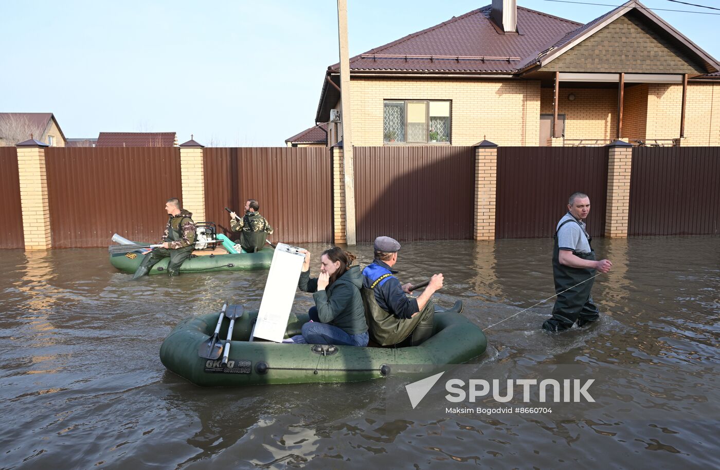 Russia Orenburg Floods