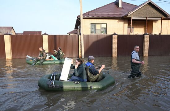 Russia Orenburg Floods