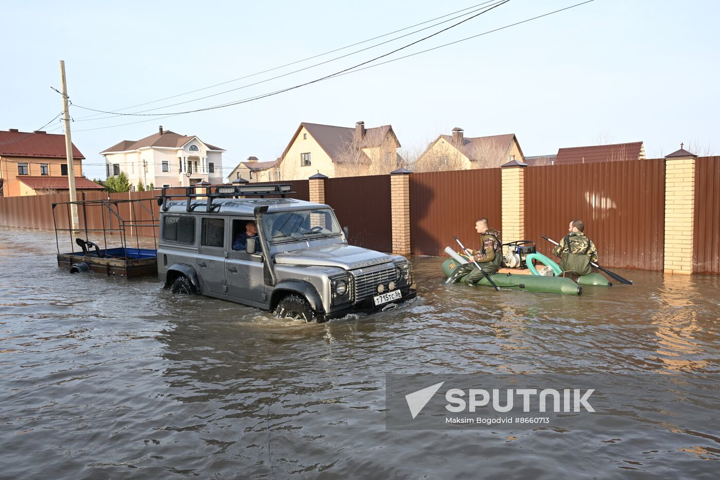 Russia Orenburg Floods