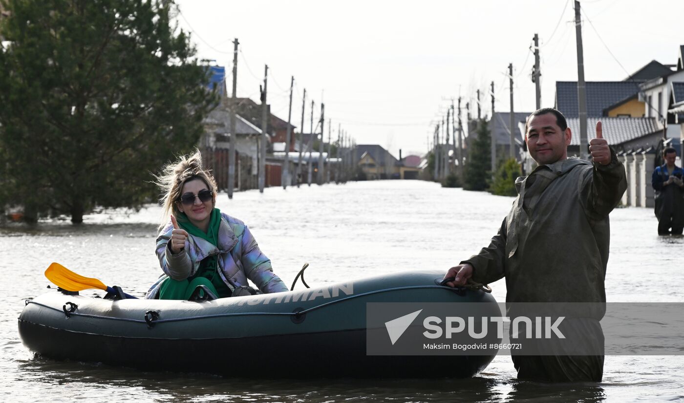 Russia Orenburg Floods