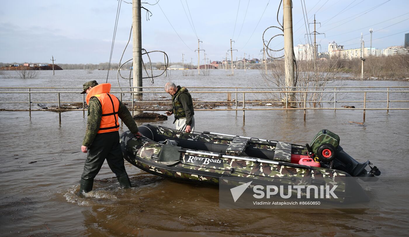 Russia Orenburg Floods