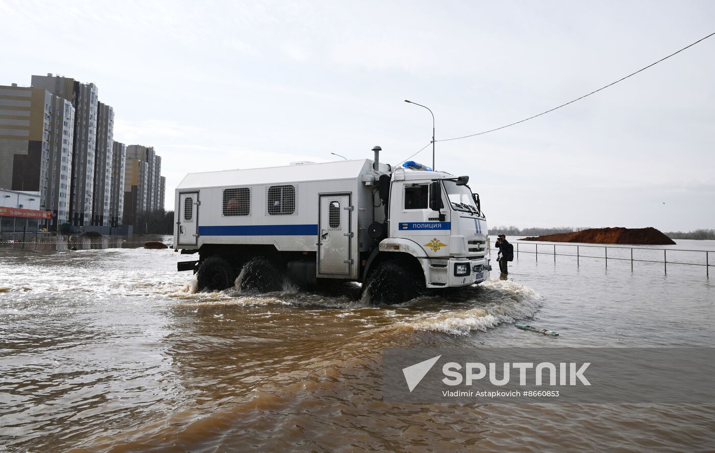 Russia Orenburg Floods