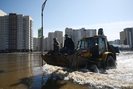 Russia Orenburg Floods