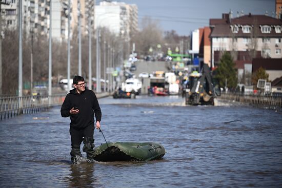 Russia Orenburg Floods