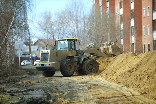 Russia Kurgan Floods