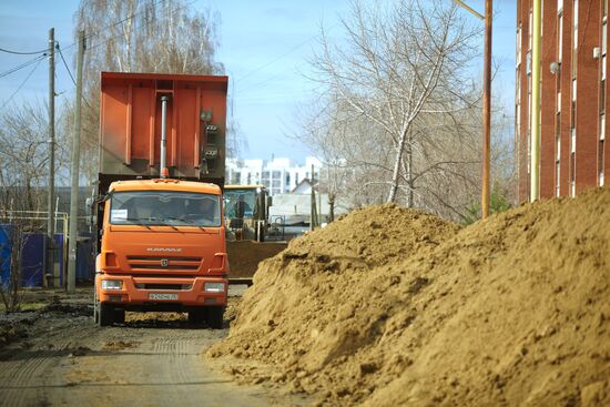 Russia Kurgan Floods