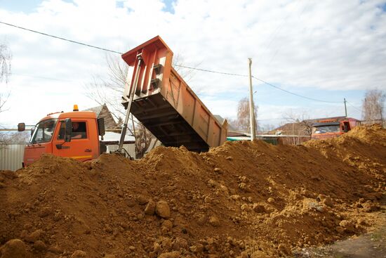 Russia Kurgan Floods