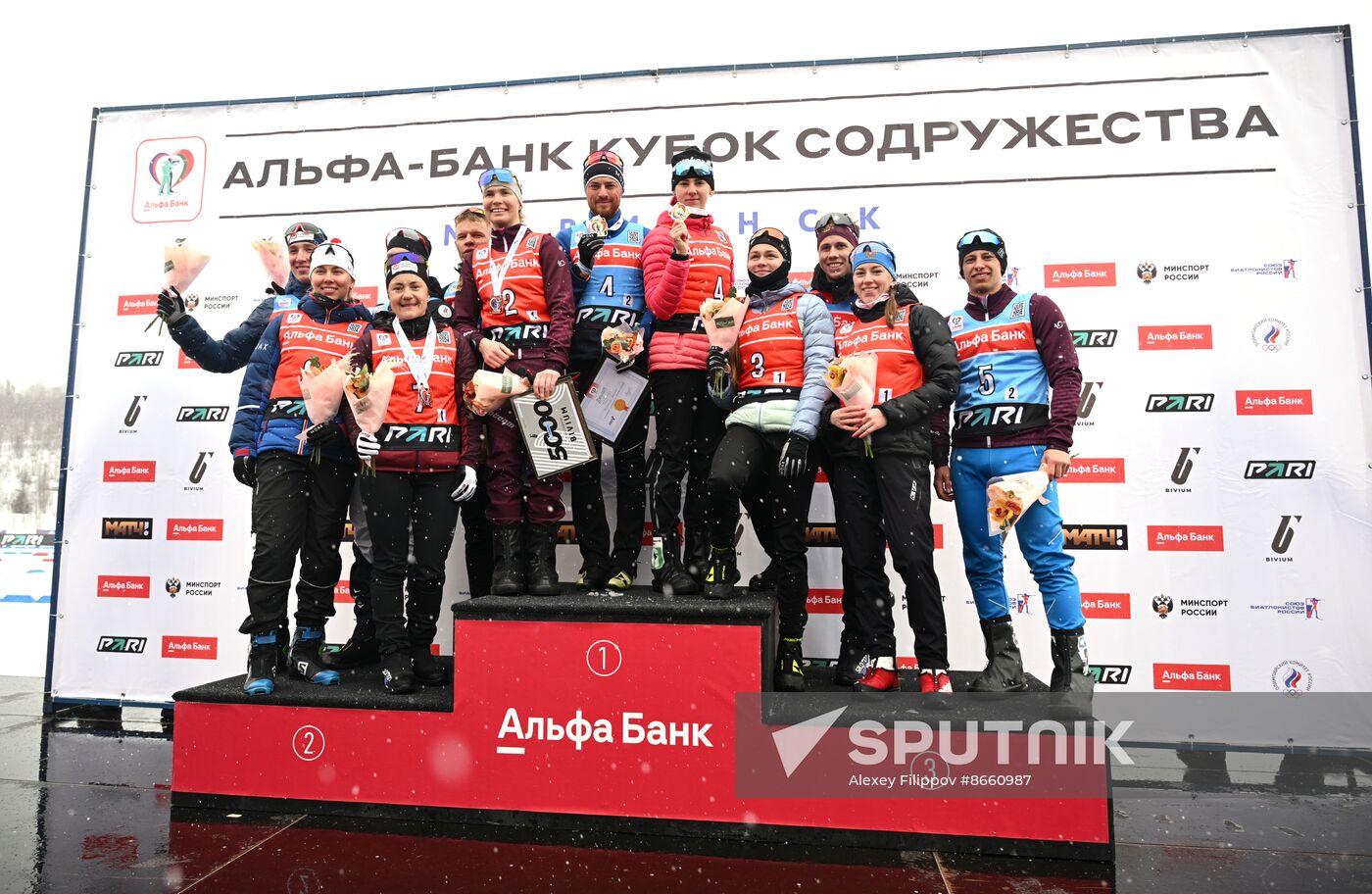 Russia Biathlon Commonwealth Cup Single Mixed Relay