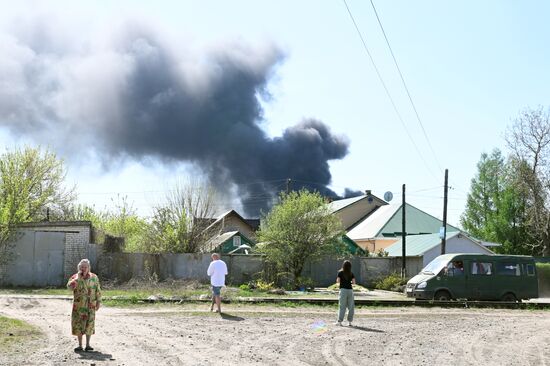 Russia Ukraine Military Operation Lugansk Shelling