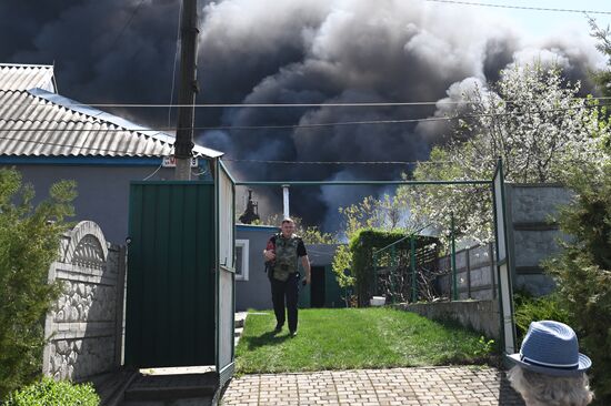 Russia Ukraine Military Operation Lugansk Shelling