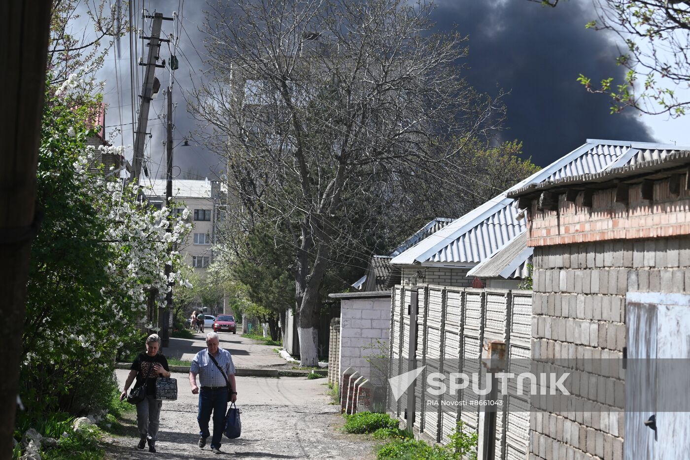 Russia Ukraine Military Operation Lugansk Shelling