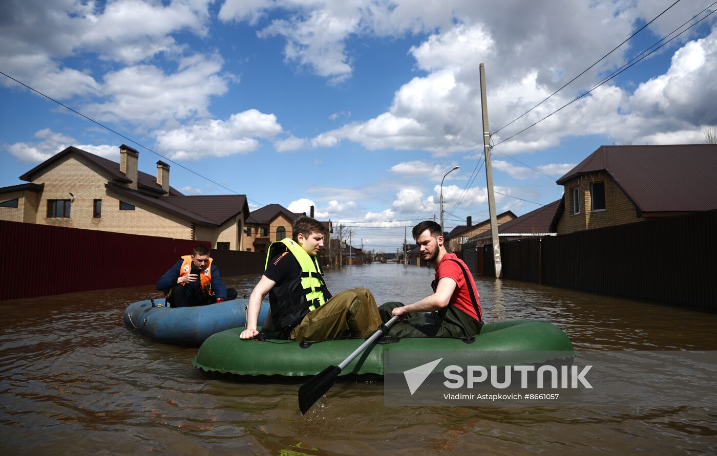 Russia Orenburg Floods