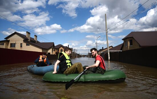 Russia Orenburg Floods