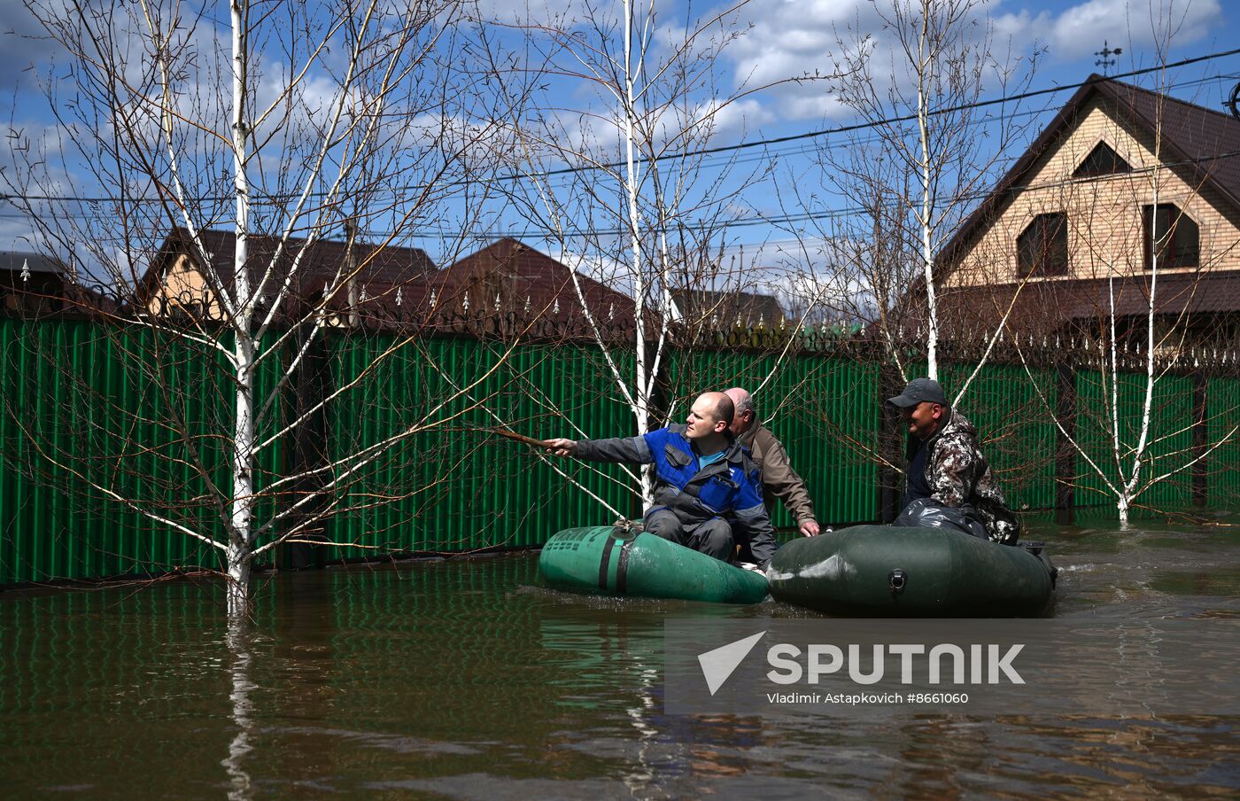 Russia Orenburg Floods