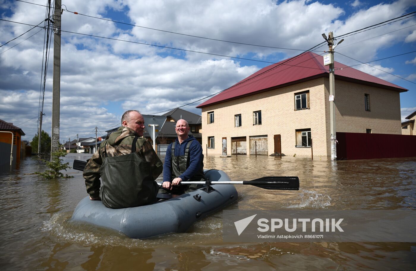 Russia Orenburg Floods