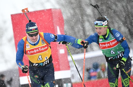 Russia Biathlon Commonwealth Cup Mixed Relay