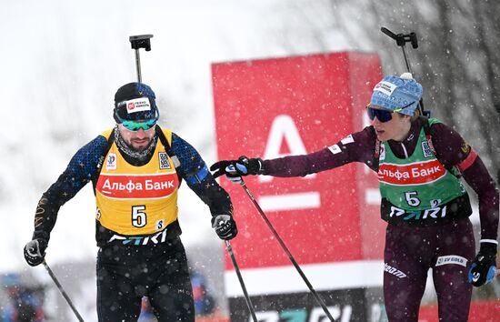 Russia Biathlon Commonwealth Cup Mixed Relay