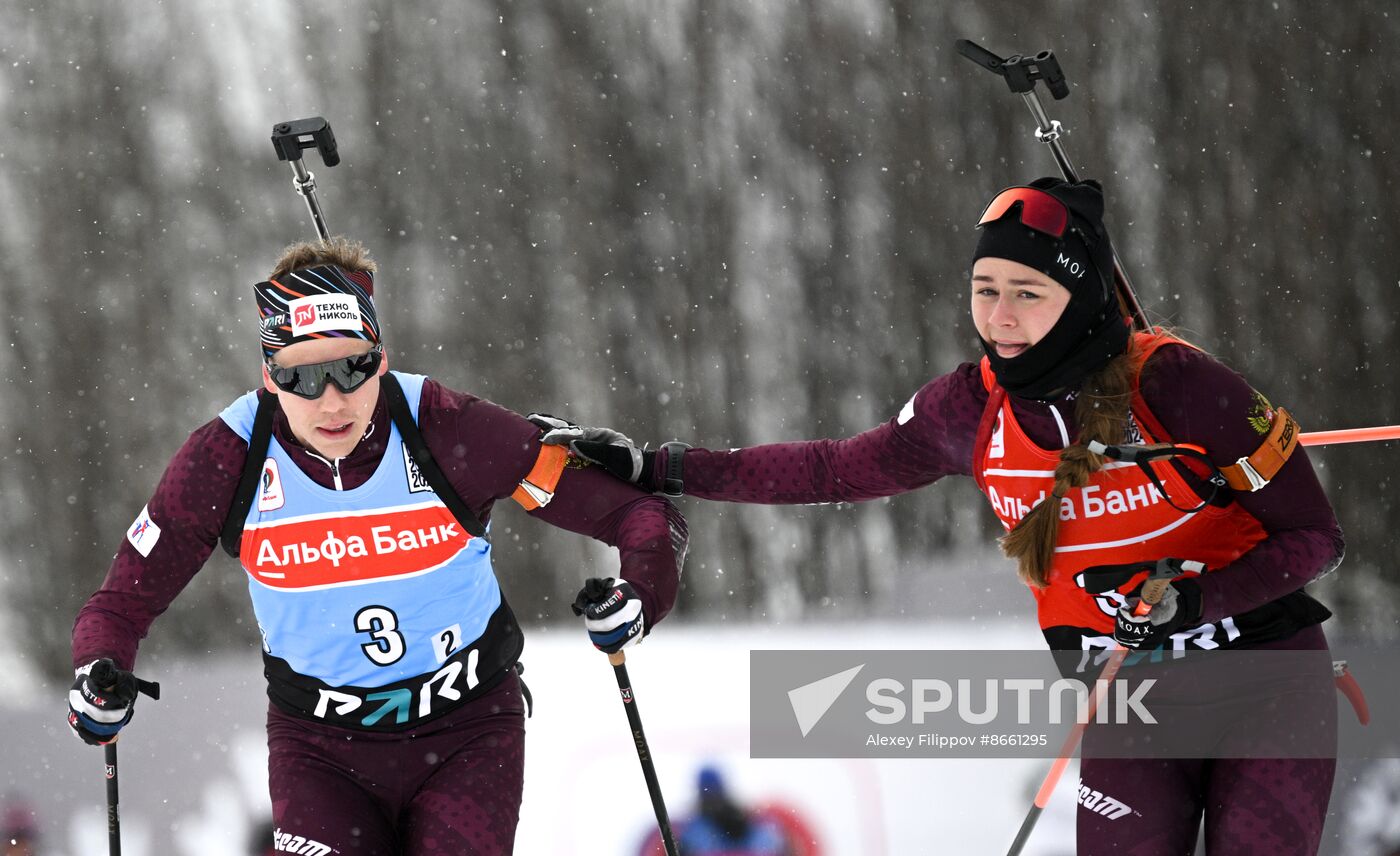 Russia Biathlon Commonwealth Cup Single Mixed Relay