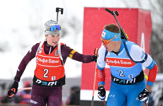 Russia Biathlon Commonwealth Cup Single Mixed Relay