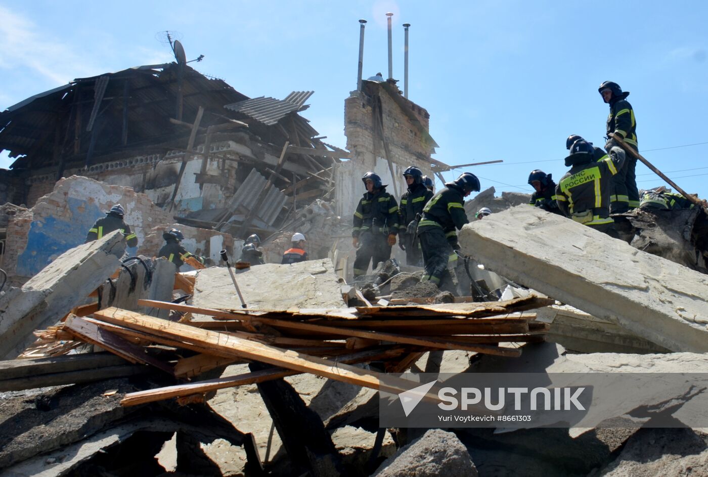 Russia Ukraine Military Operation Tokmak Shelling