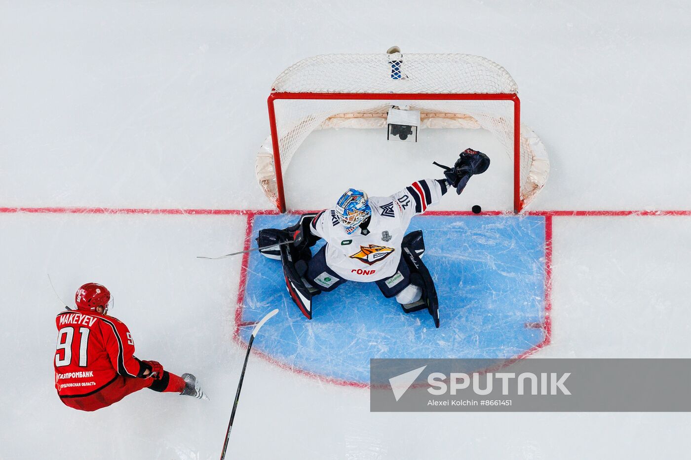 Russia Ice Hockey Kontinental League Avtomobilist - Metallurg