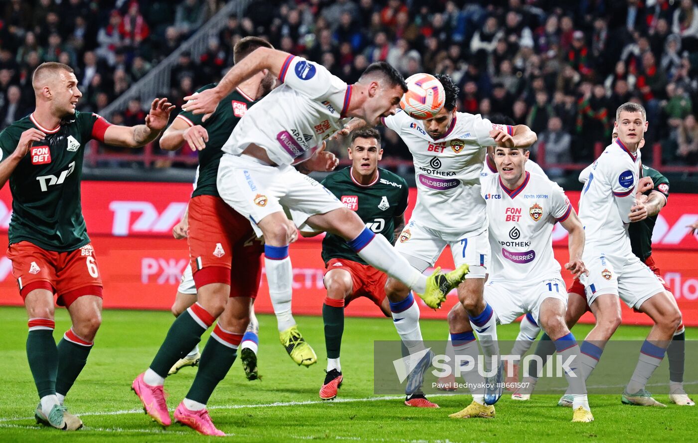 Russia Soccer Premier-League Lokomotiv - CSKA