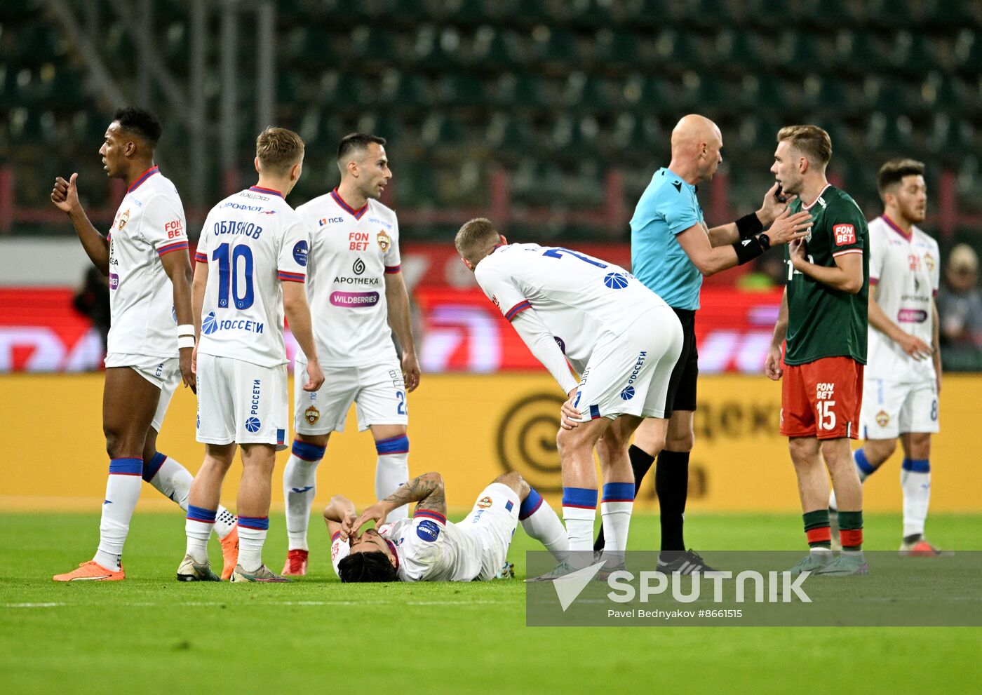 Russia Soccer Premier-League Lokomotiv - CSKA