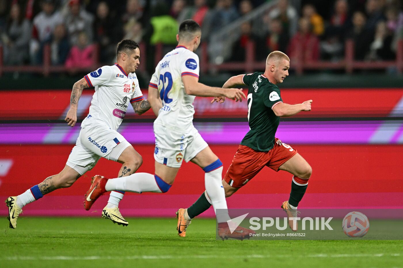 Russia Soccer Premier-League Lokomotiv - CSKA