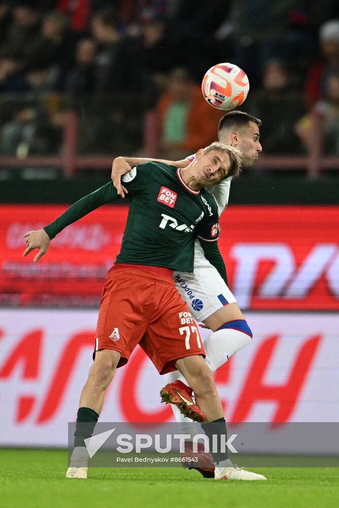 Russia Soccer Premier-League Lokomotiv - CSKA