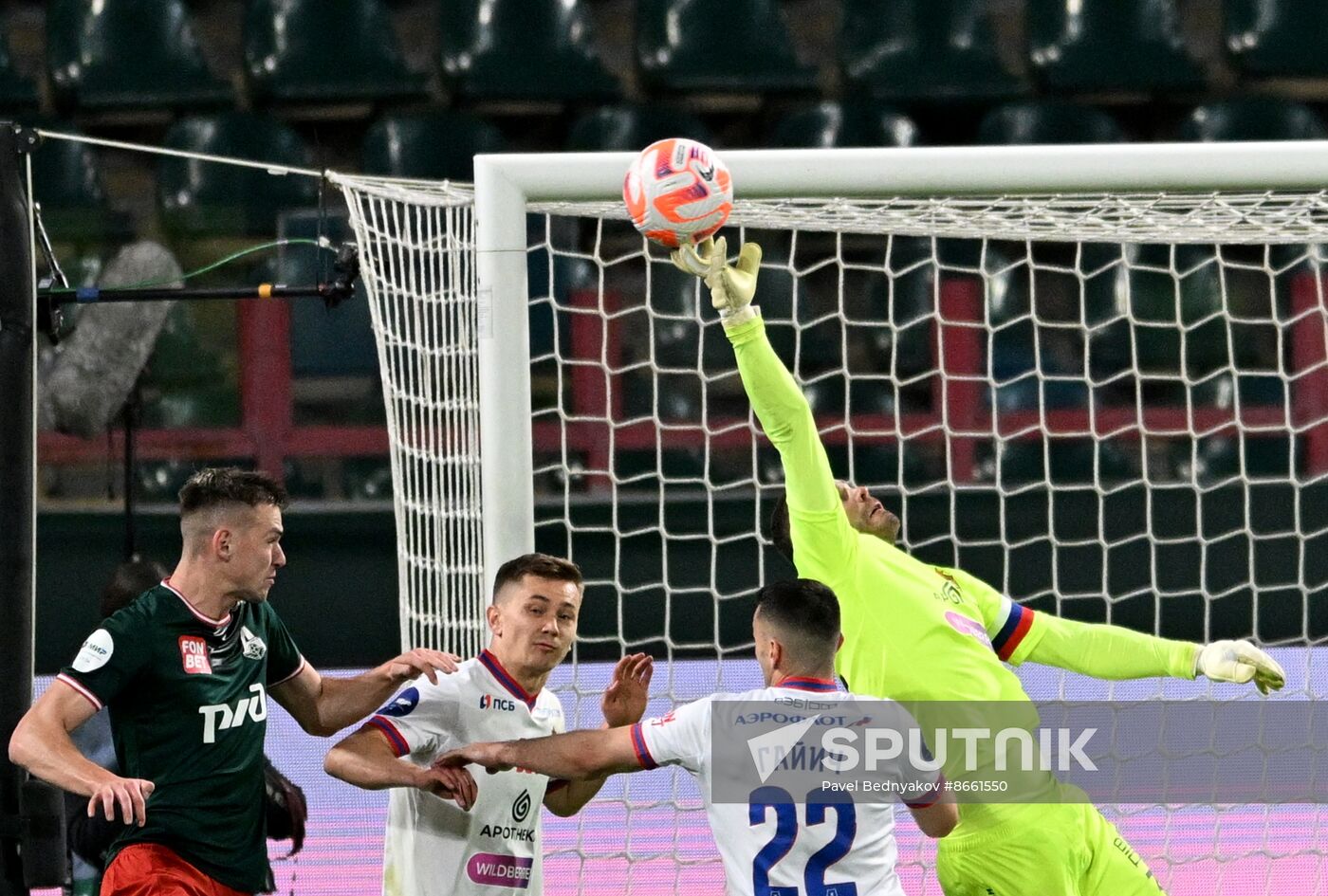 Russia Soccer Premier-League Lokomotiv - CSKA