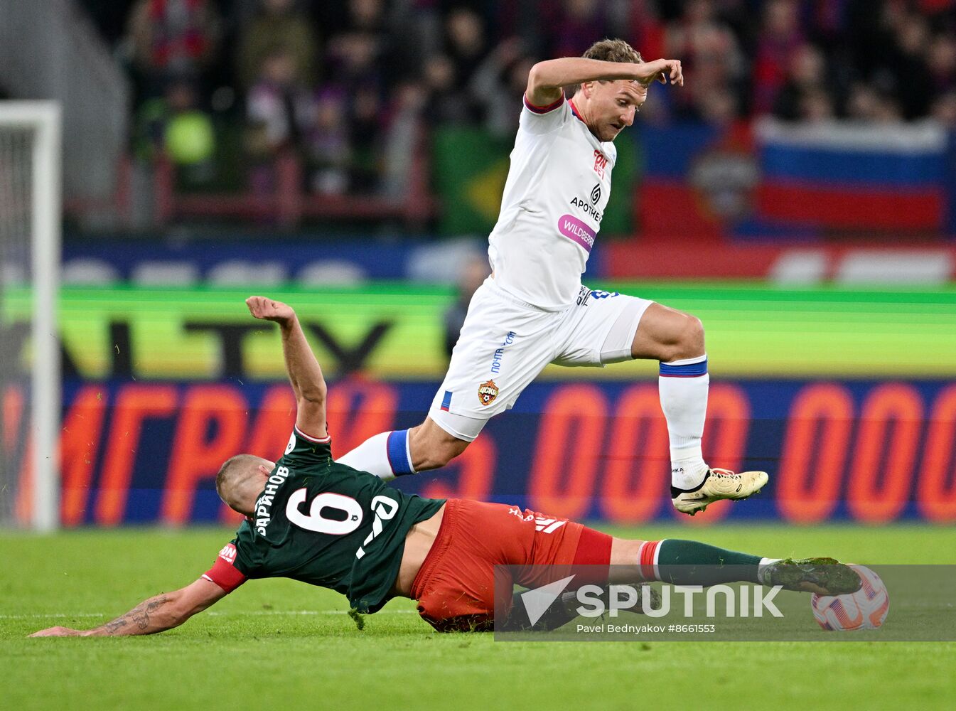 Russia Soccer Premier-League Lokomotiv - CSKA