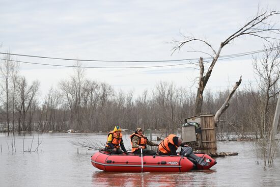 Russia Orenburg Floods