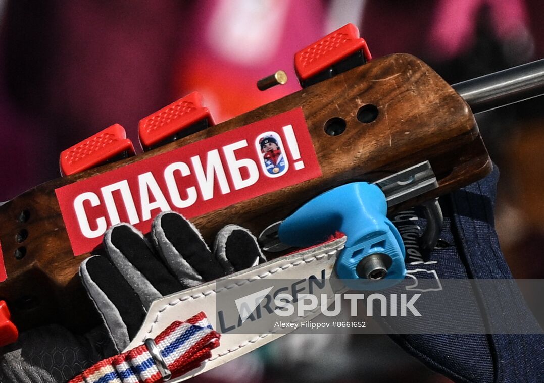 Russia Biathlon Commonwealth Cup Women Mass Start