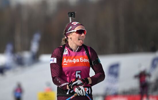 Russia Biathlon Commonwealth Cup Women Mass Start